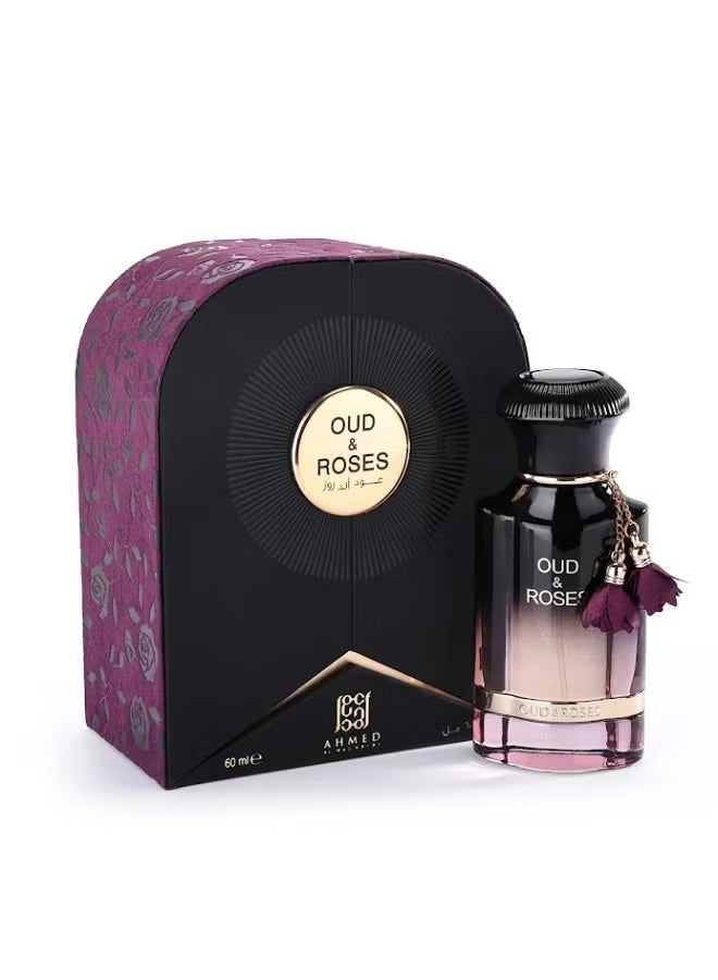 Ahmed Al Maghribi Oud & Roses Eau de Parfum 60ml - Image 3